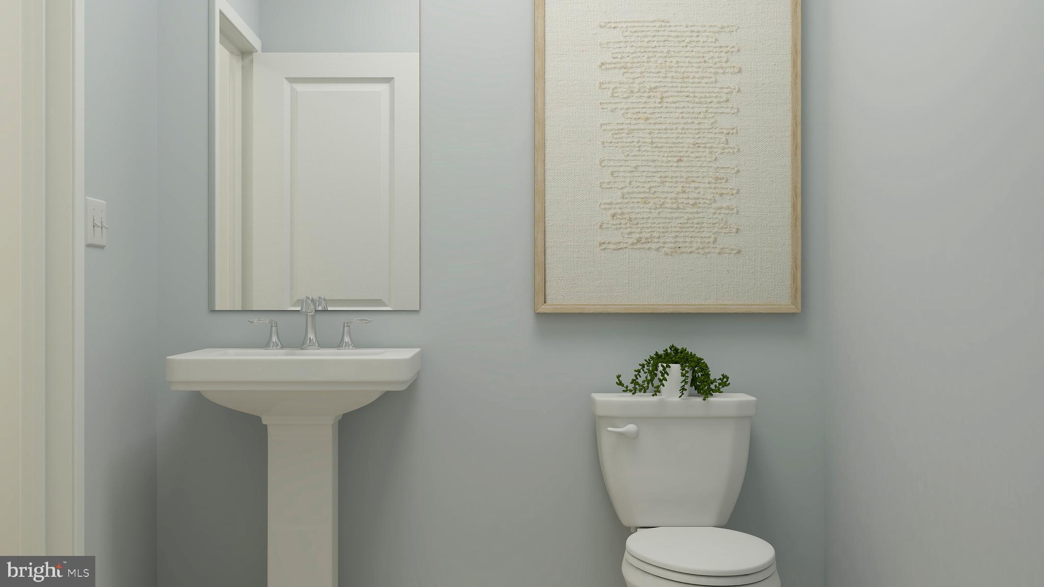 74 Bellan Drive Princeton, NJ 08540 - Photo 7 of 26 a bathroom with a toilet sink and mirror