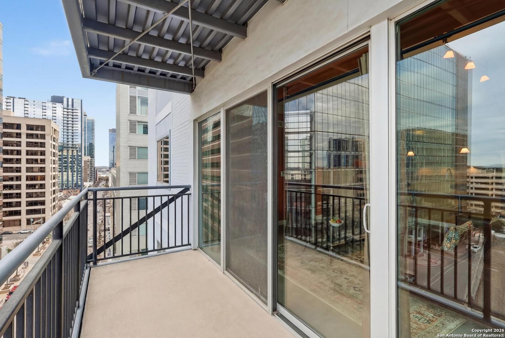 800 Brazos Street, Unit 1103 Austin, TX 78701 - Photo 17 of 26 a view of a balcony with a large window