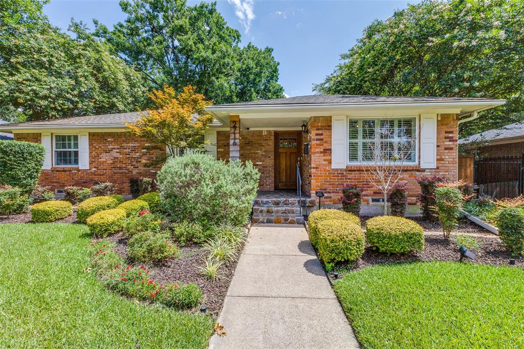 2716 Sharpview Lane Dallas, TX 75228 - Photo 1 of 1 front view of a house with a yard