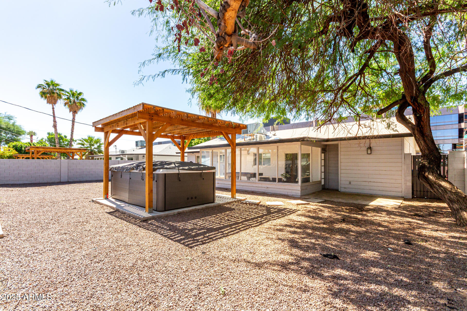 4735 North 24th Street Phoenix, AZ 85016 - Photo 28 of 44 a view of a backyard with large trees