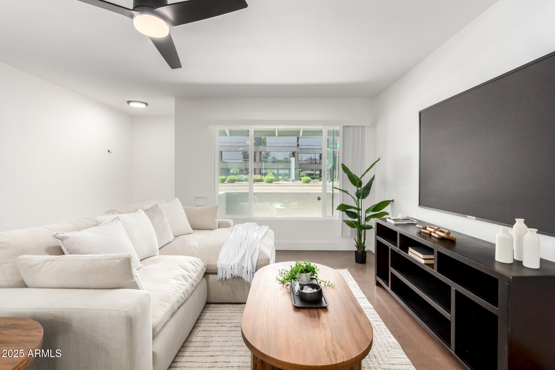 4735 North 24th Street Phoenix, AZ 85016 - Photo 7 of 44 a living room with furniture and a potted plant