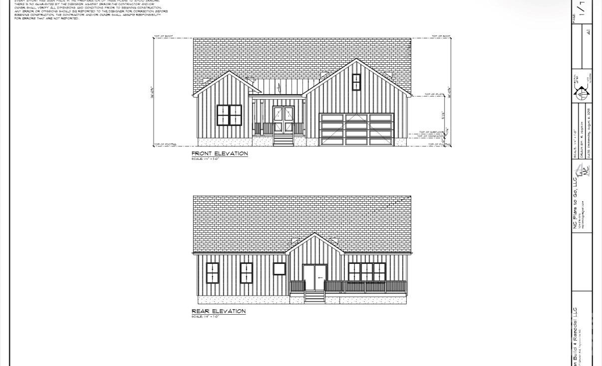 7501 Church Road Taylorsville, NC 28681 - Photo 13 of 17 a view of a house with a outdoor space