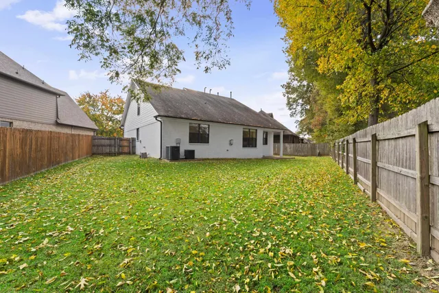 a house view with a garden space