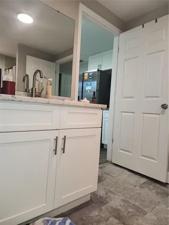a close view of utility room
