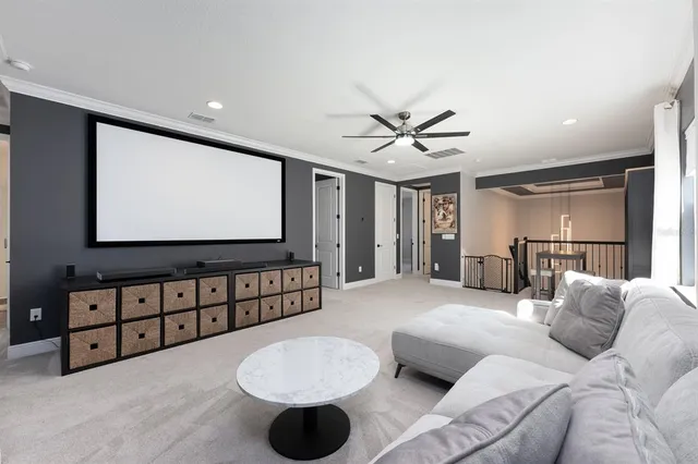 a view of a house with backyard porch and sitting area