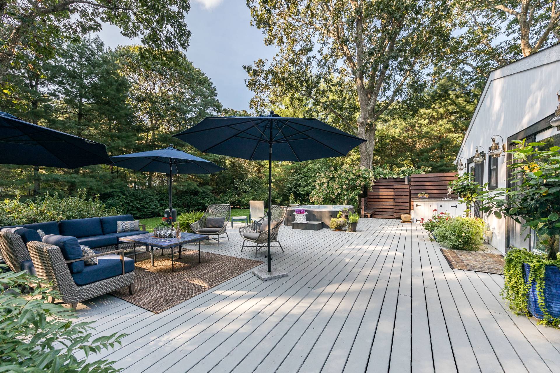 102 Rutland Road East Hampton, NY 11937 - Photo 2 of 20 a view of a backyard with sitting area