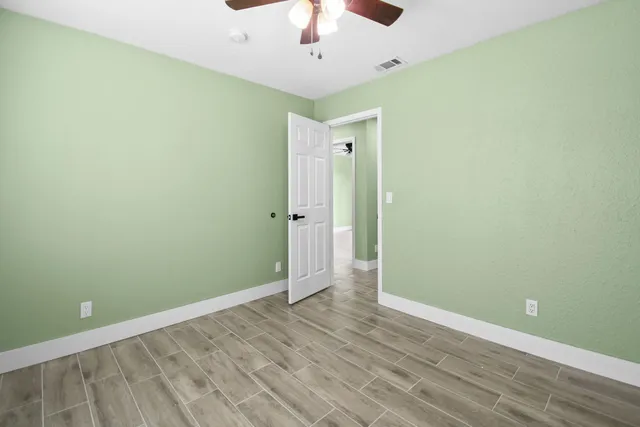 wooden floor in an empty room