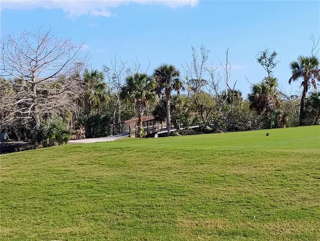 a view of a green field