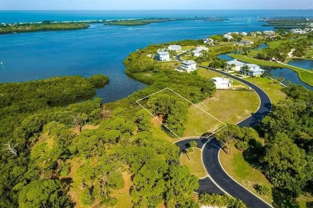 a view of a swimming pool and an outdoor space
