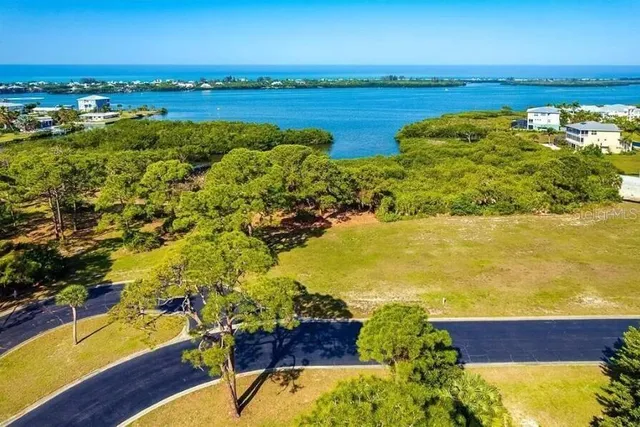 a view of an ocean from a building