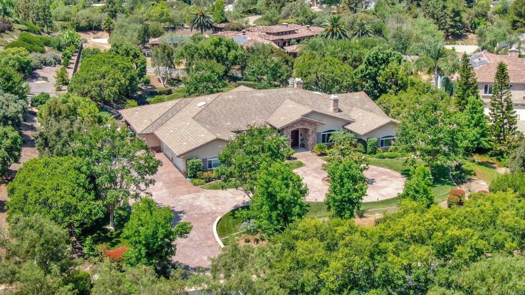 3331 Wildflower Valley Drive Encinitas, CA 92024 - Photo 19 of 26 Aerial of 1.29 Acre Custom Lot