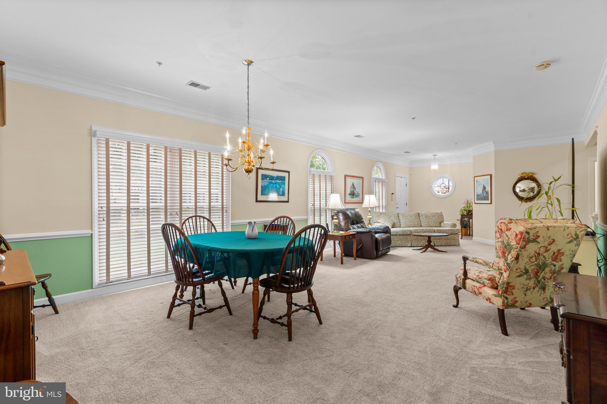 322 Colony Point Place Edgewater, MD 21037 - Photo 9 of 47 Dining Area With Wall To Wall Carpet