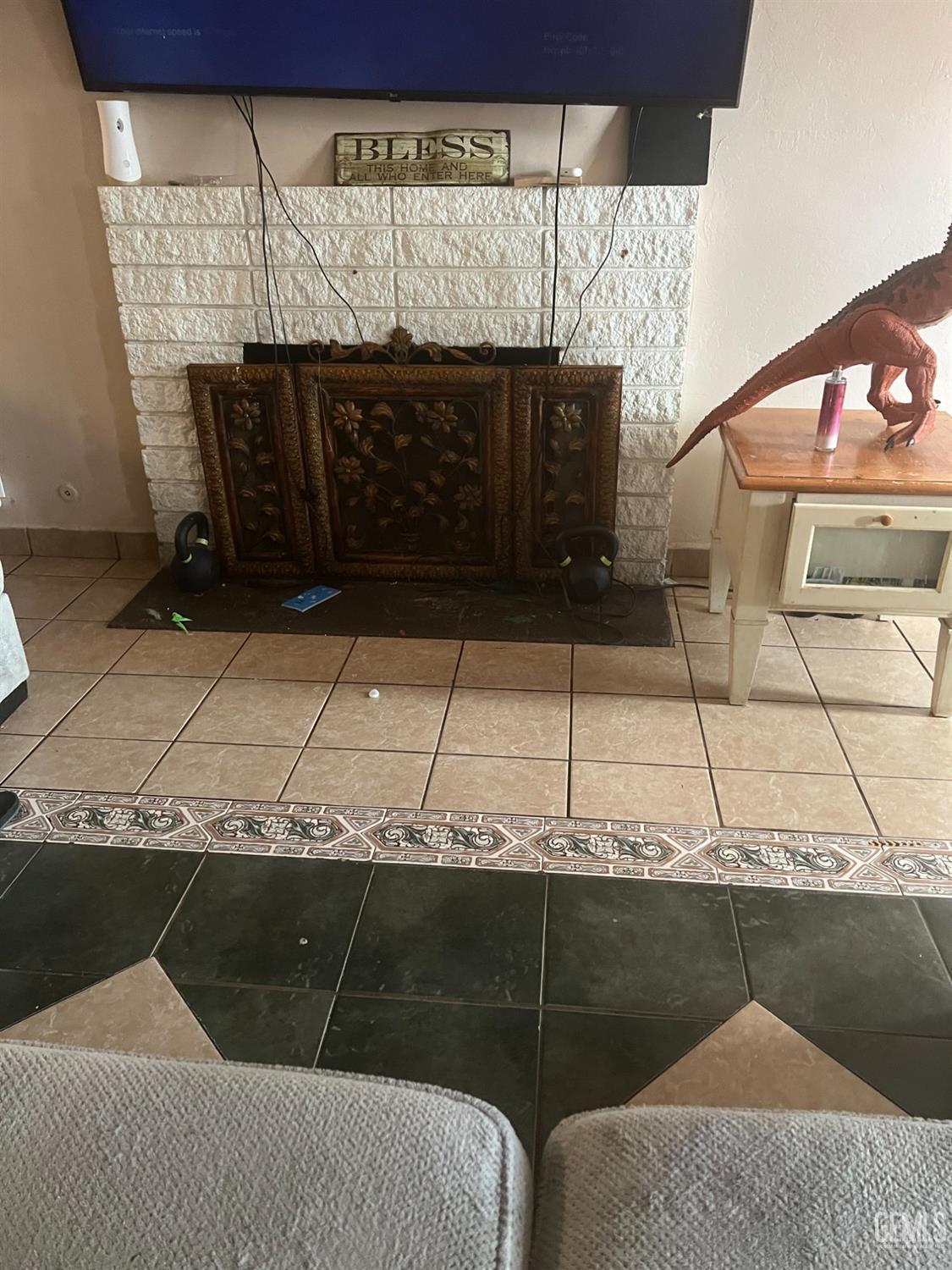 Undisclosed Address Bakersfield, CA 93305 - Photo 16 of 18 Fireplace front house