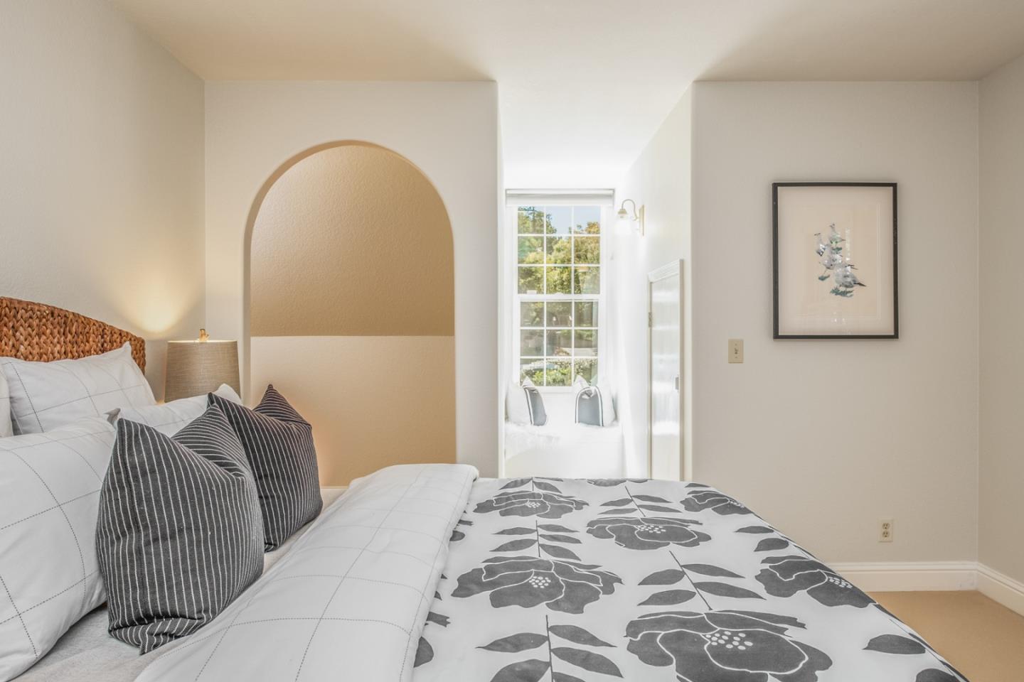 3602 Eastfield Road Carmel, CA 93923 - Photo 19 of 27 a bedroom with a bed and a window