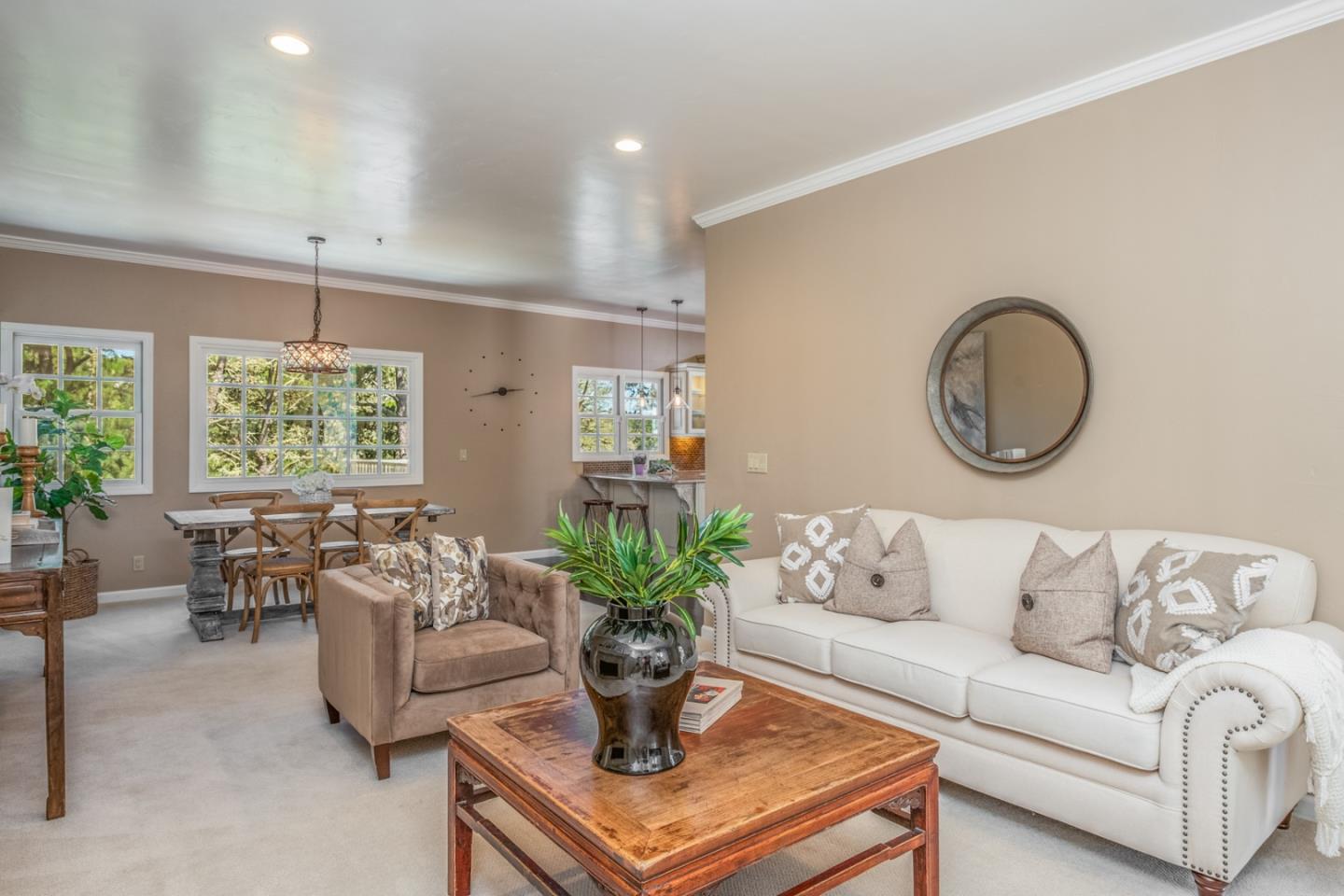 3602 Eastfield Road Carmel, CA 93923 - Photo 5 of 27 a living room with furniture and a large window