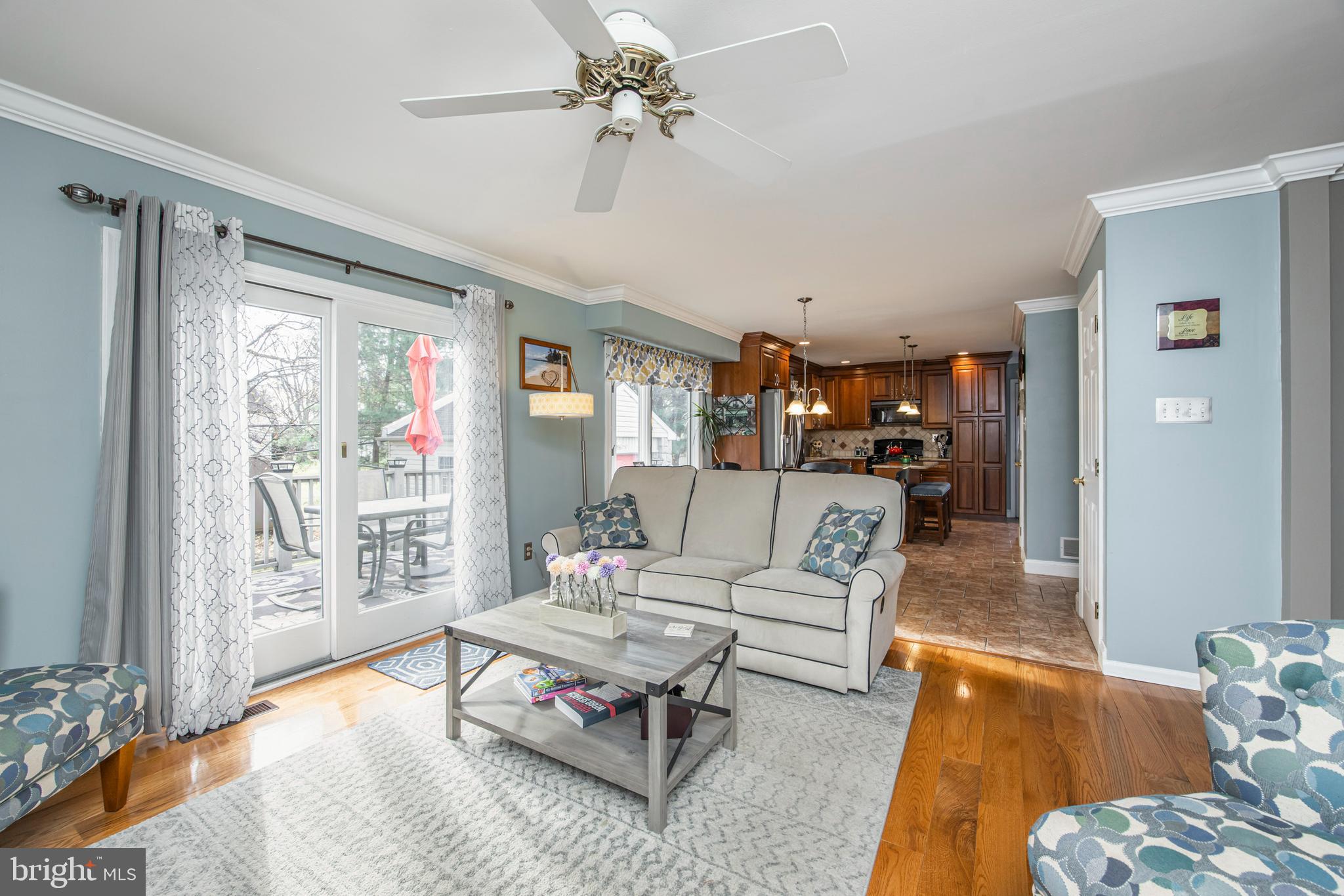 1327 Leedom Road Havertown, PA 19083 - Photo 14 of 45 Family Room Opens to Deck