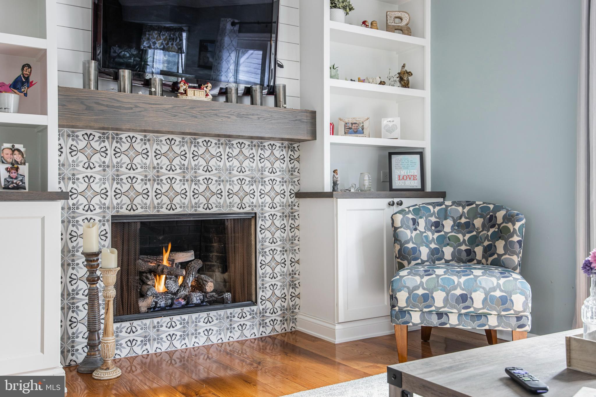 1327 Leedom Road Havertown, PA 19083 - Photo 15 of 45 Custom Fireplace Surround with Custom Built-ins