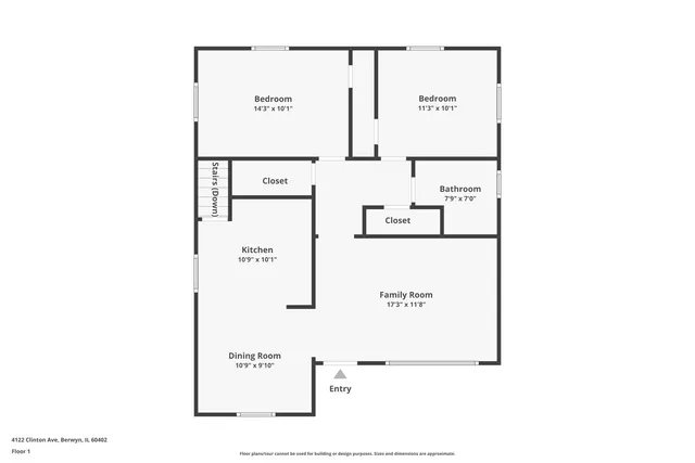 $295,500 | 4122 Clinton Avenue, Stickney, IL 60402