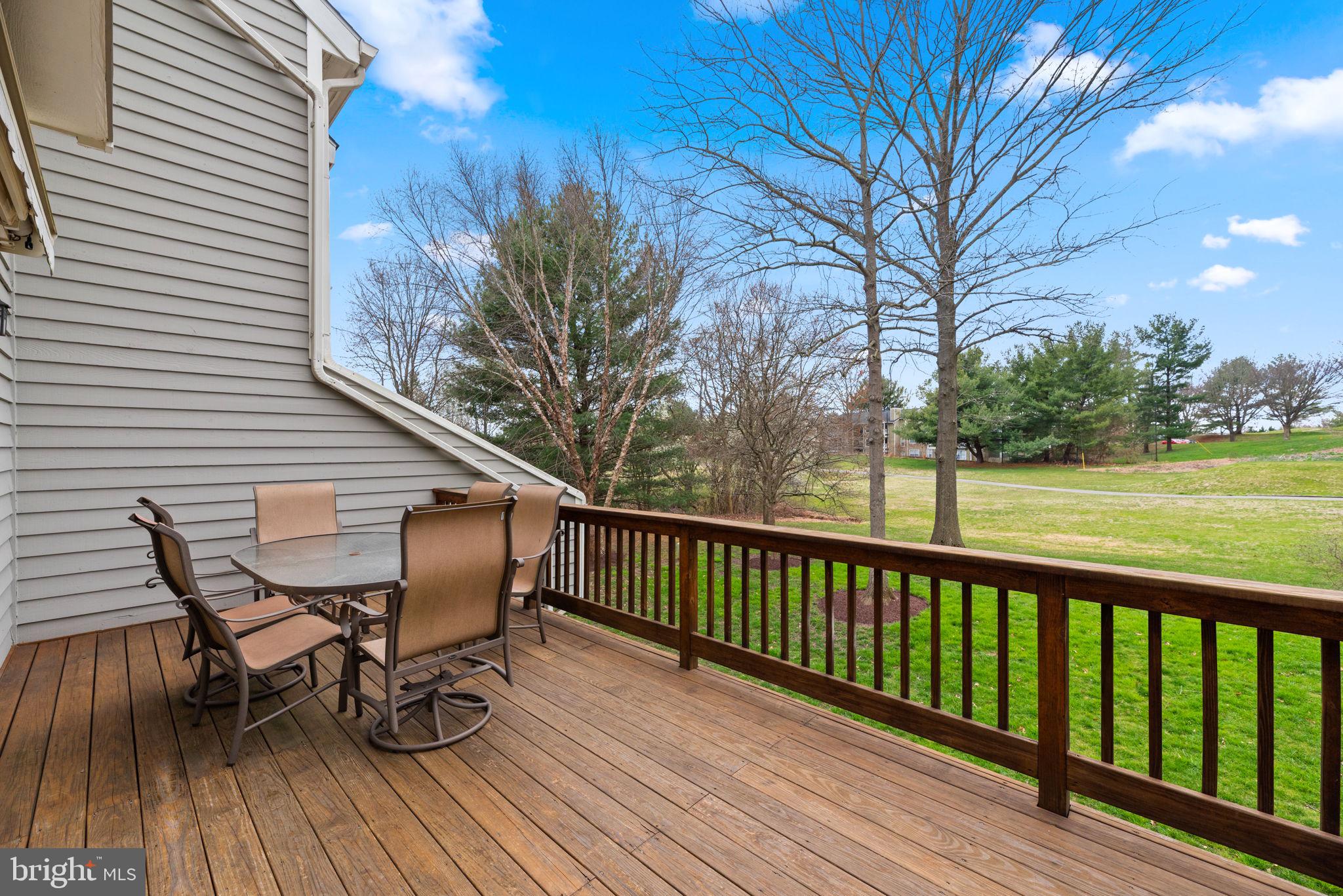 5239 Columbia Road, Unit 5 70 Columbia, MD 21044 - Photo 5 of 59 View off rear deck; backs to open space/golf.