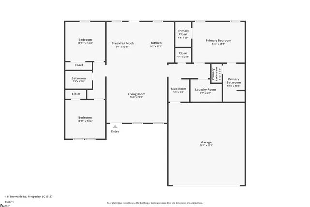 $289,500 | 111 Brookside Road, Prosperity, SC 29127