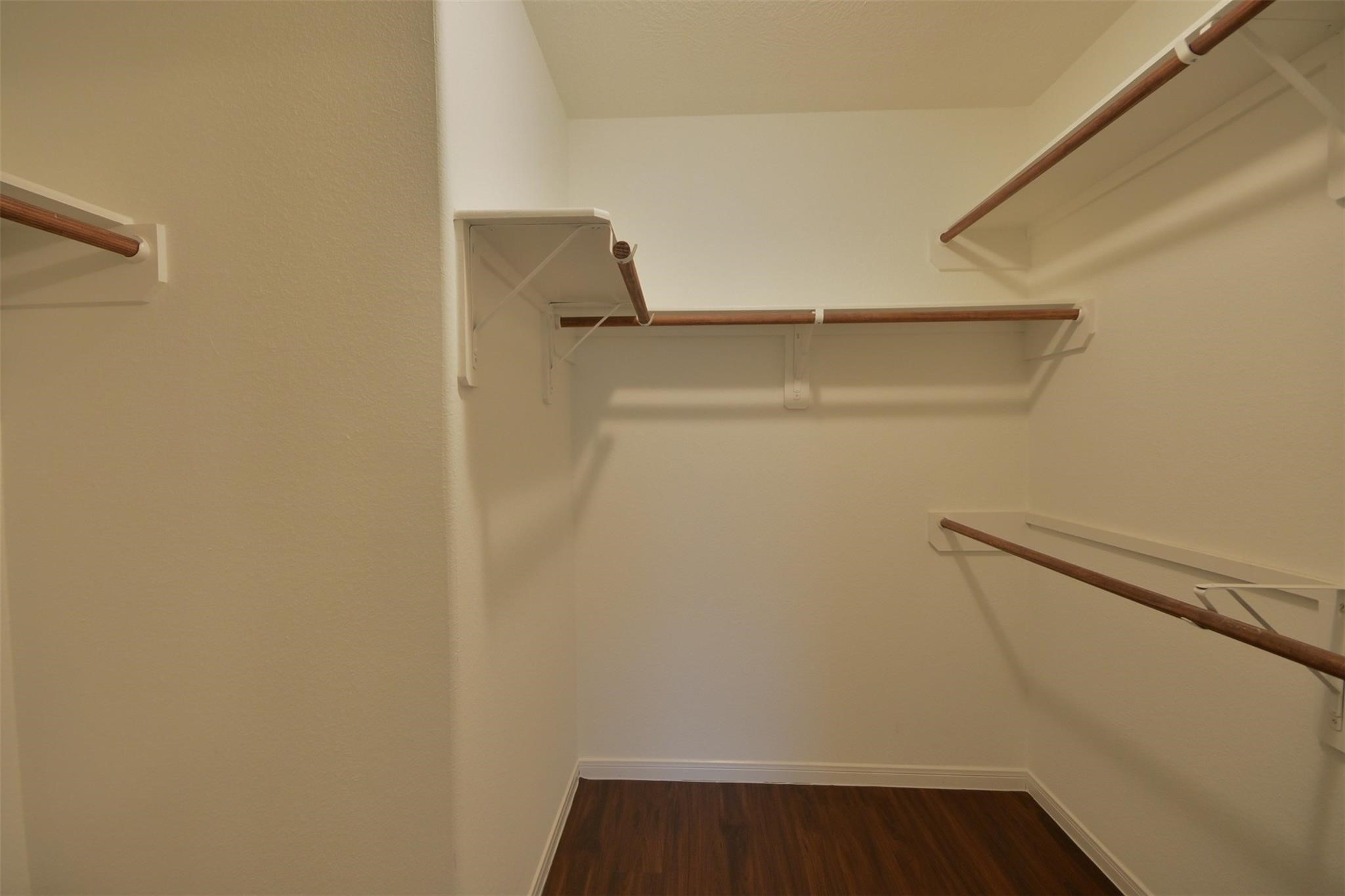 106 Eddy Street, Unit B Humble, TX 77338 - Photo 11 of 22 a view of small space with racks on the wall