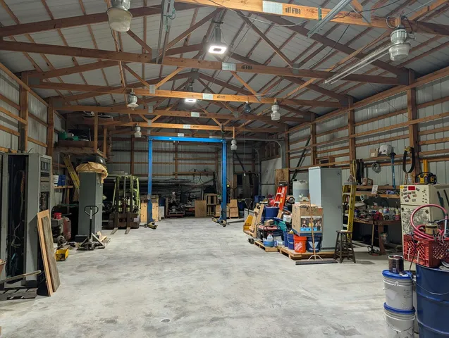a view of a storage room with a lot of stuff