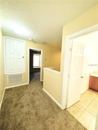a view of a room with an empty room