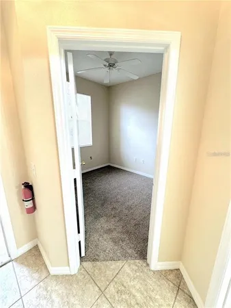 a view of front door of house