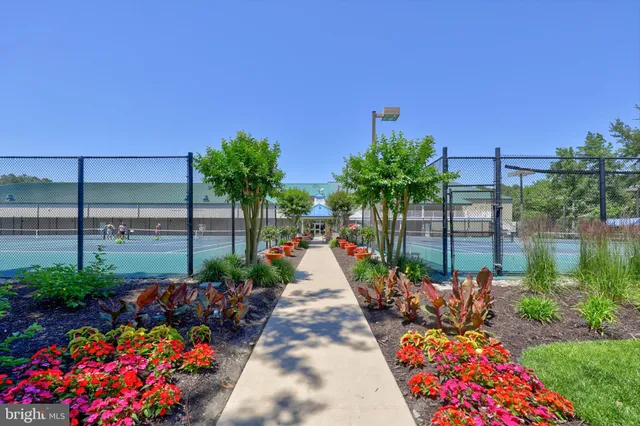 a picture of building with outdoor seating