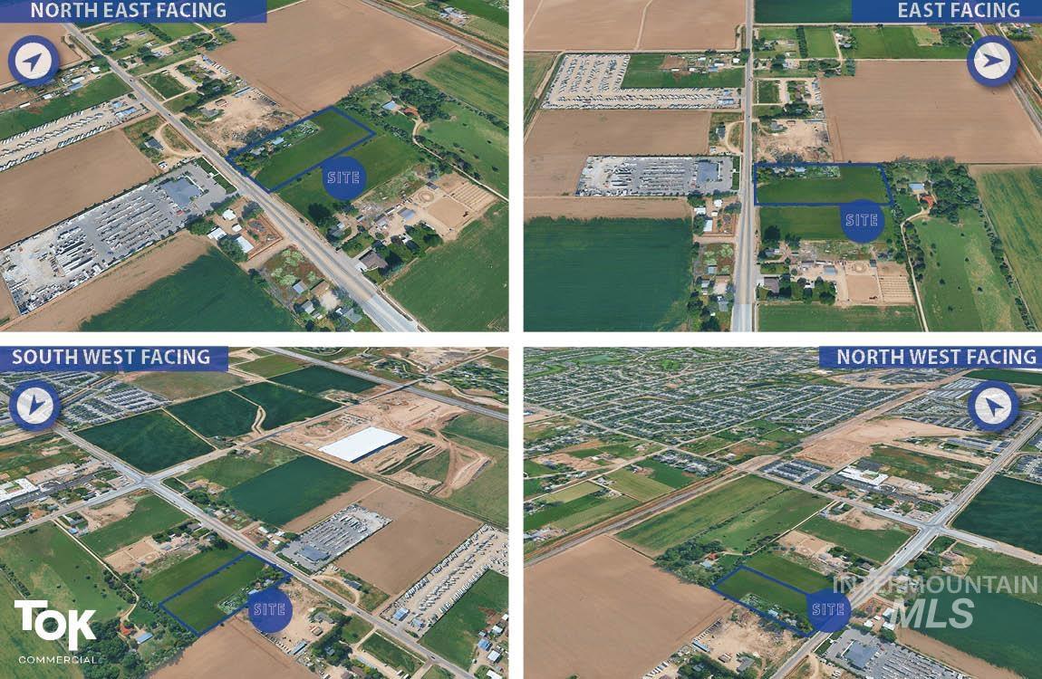 5132 West Franklin Road Meridian, ID 83642 - Photo 3 of 5 Aerial map of property and surrounding area
