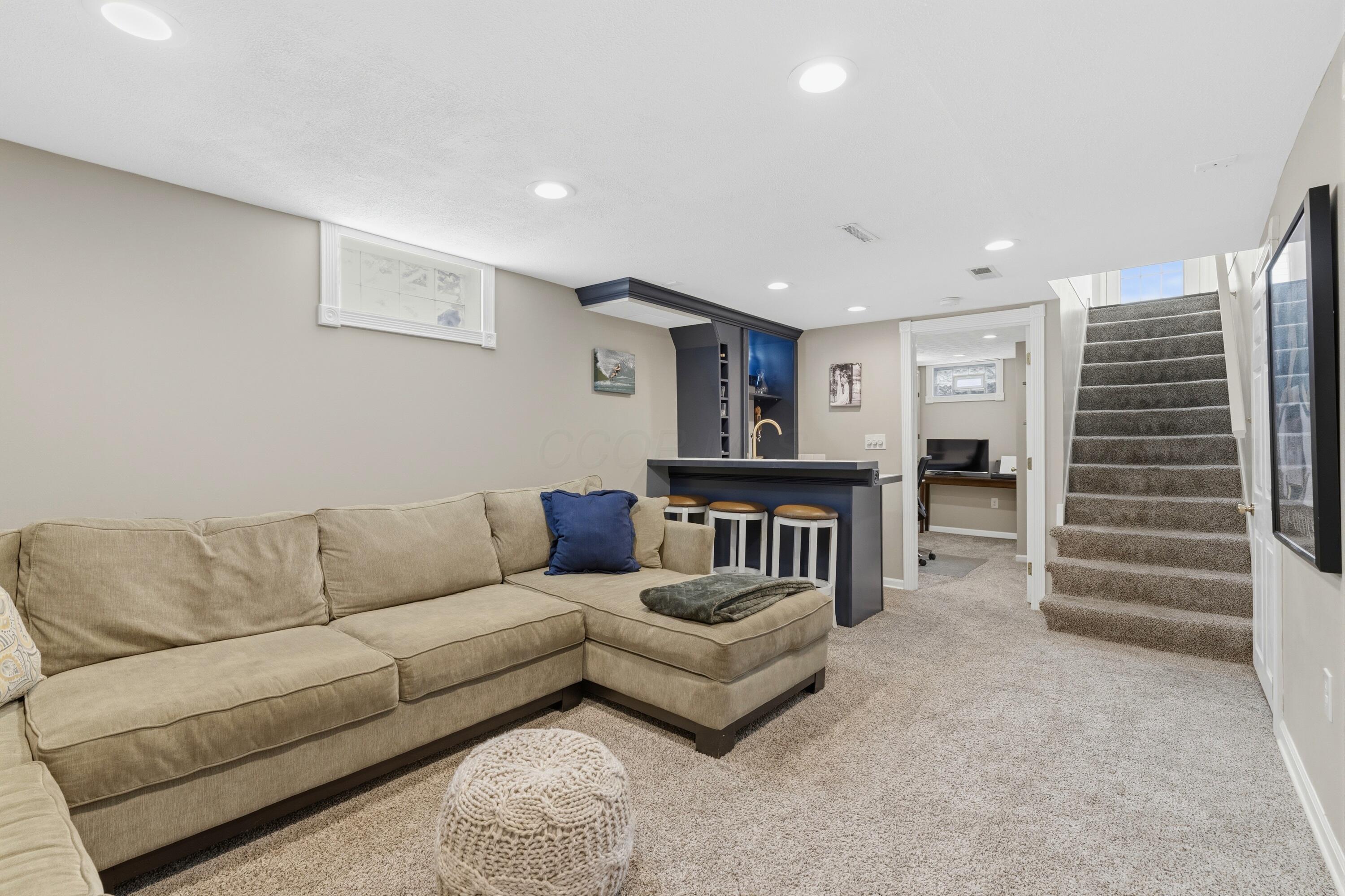 2255 Cranford Road Columbus, OH 43221 - Photo 39 of 67 Lower Level Family Room