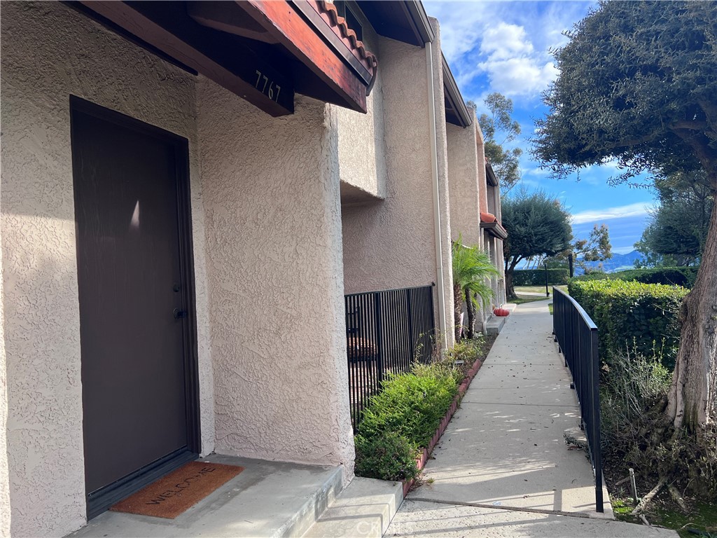 a view of a corridor