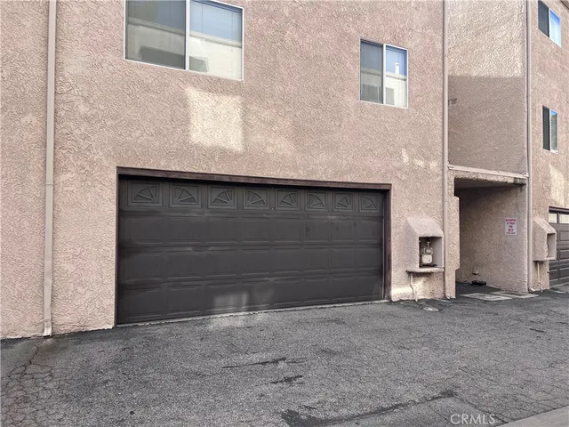 a view of a car garage