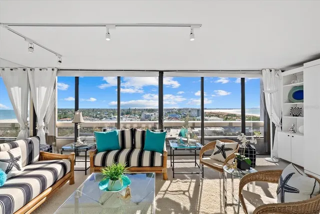 $690,000 | 5400 Ocean Boulevard, Unit 805, Sarasota, FL 34242