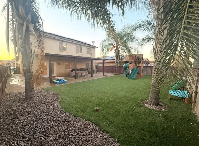 a outdoor space with chairs