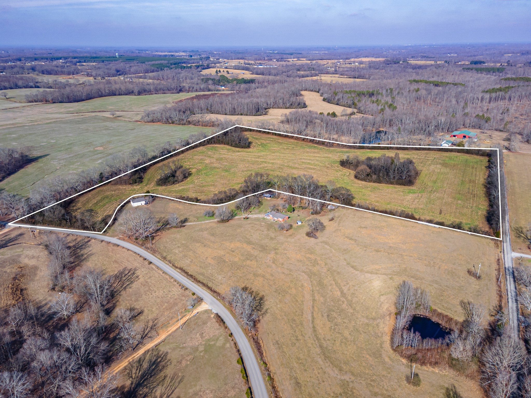 0 Jones Chapel Road Leoma, TN 38468 - Photo 1 of 14 an aerial view of residential houses with outdoor space