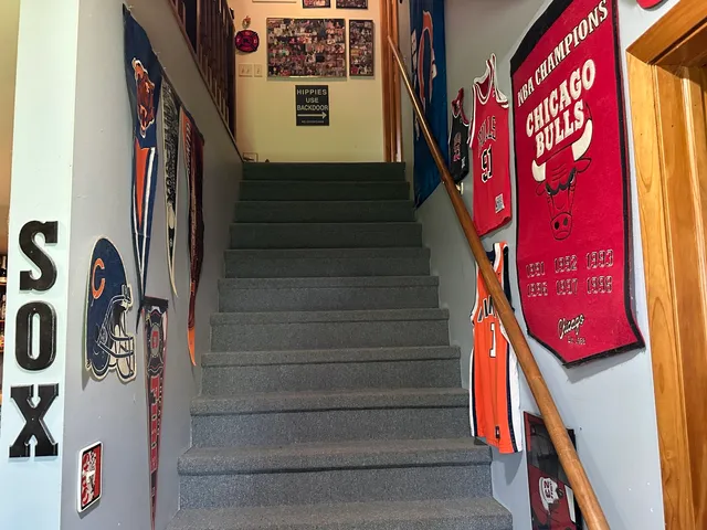 a room with musical instruments