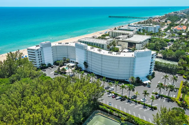 a view of a city with tall buildings