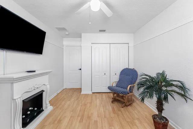 an aerial view of a house with outdoor space and lake view