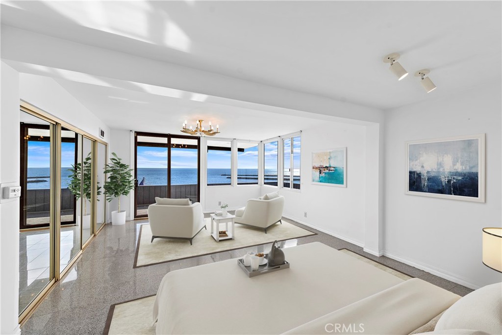 3516 Ocean Boulevard Corona del Mar, CA 92625 - Photo 14 of 42 Virtually staged master bedroom