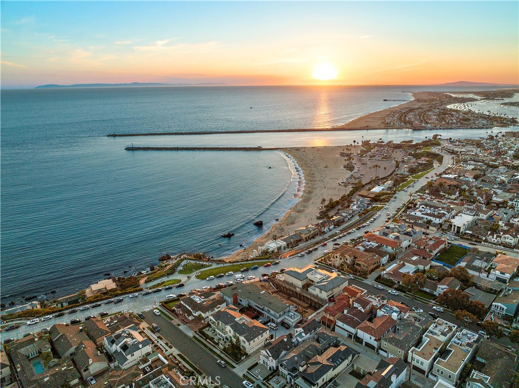 3516 Ocean Boulevard Corona del Mar, CA 92625 - Photo 40 of 42 Sunset and aerial view of property, Inspiration Point and Big Corona State Beach.
