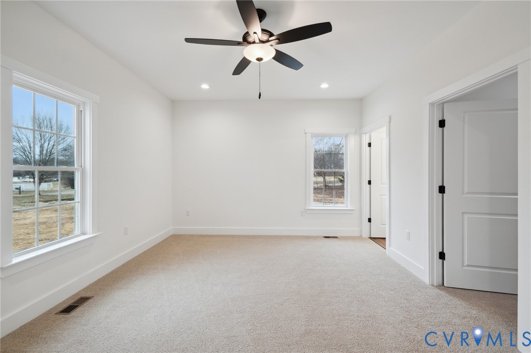 53 Oak Hill Road Cumberland, VA 23040 - Photo 23 of 37 a view of an empty room with a window