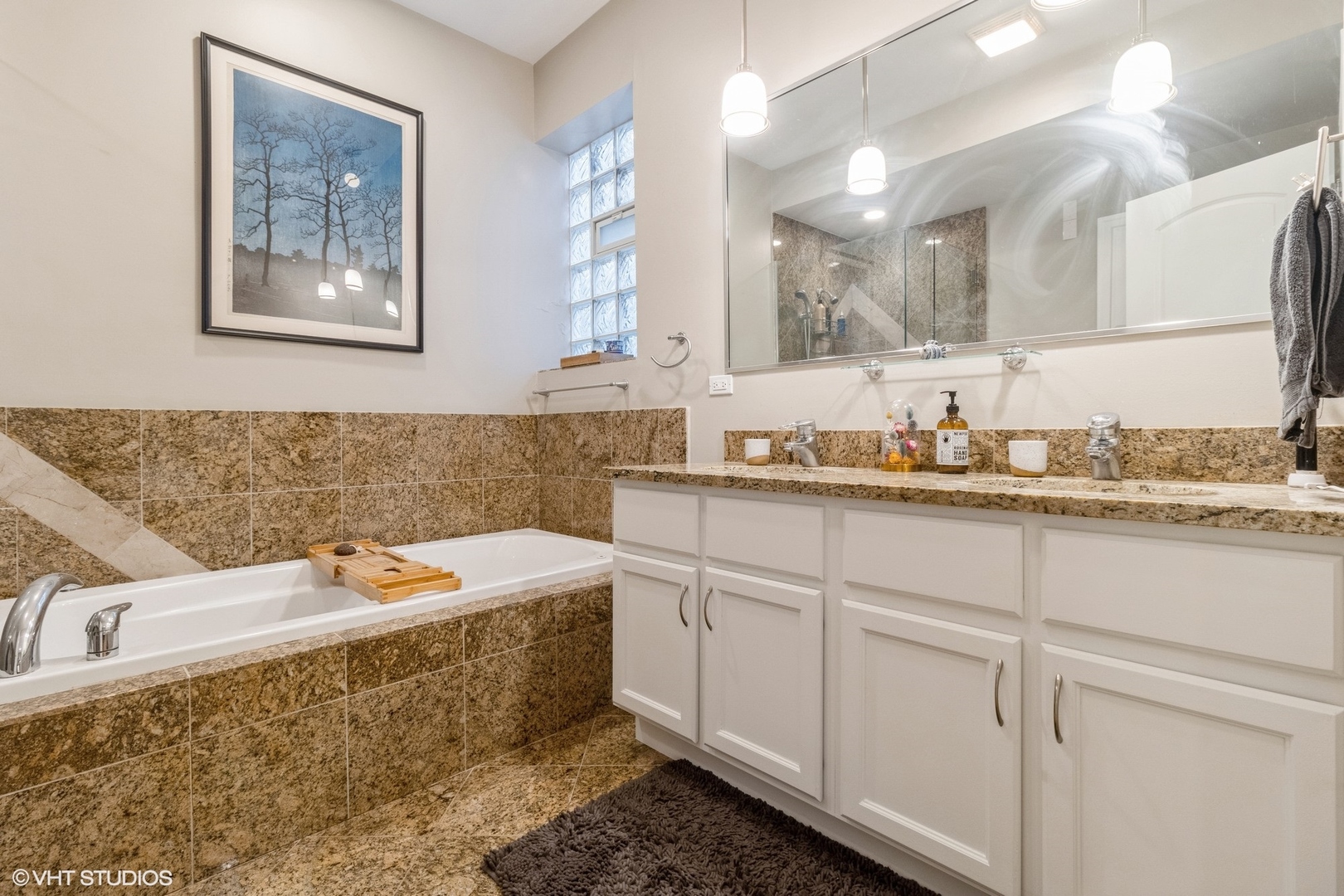 Undisclosed Address Chicago, IL 60647 - Photo 14 of 15 a bathroom with a sink and a mirror