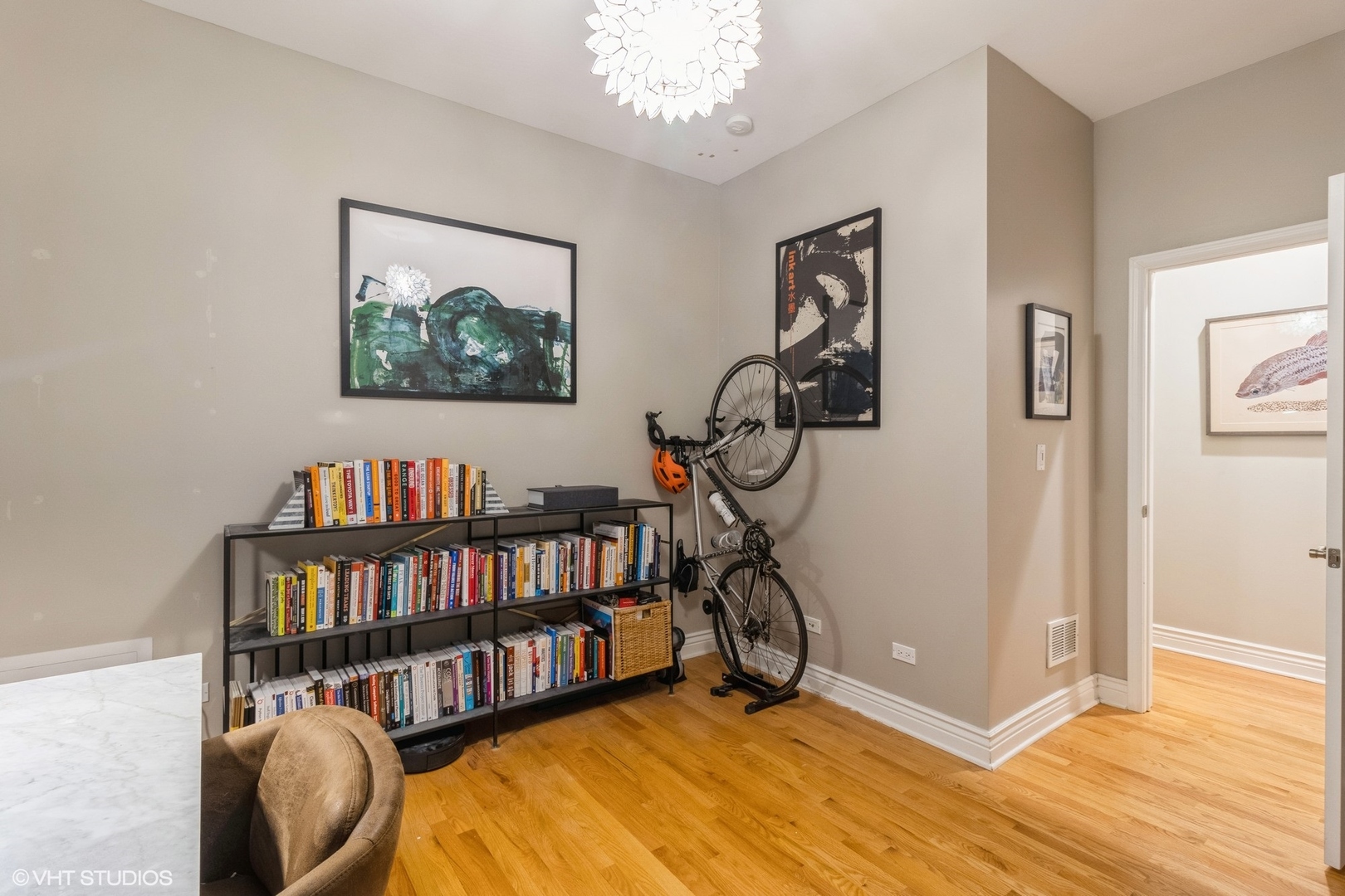Undisclosed Address Chicago, IL 60647 - Photo 9 of 15 a view of an entryway with wooden floor