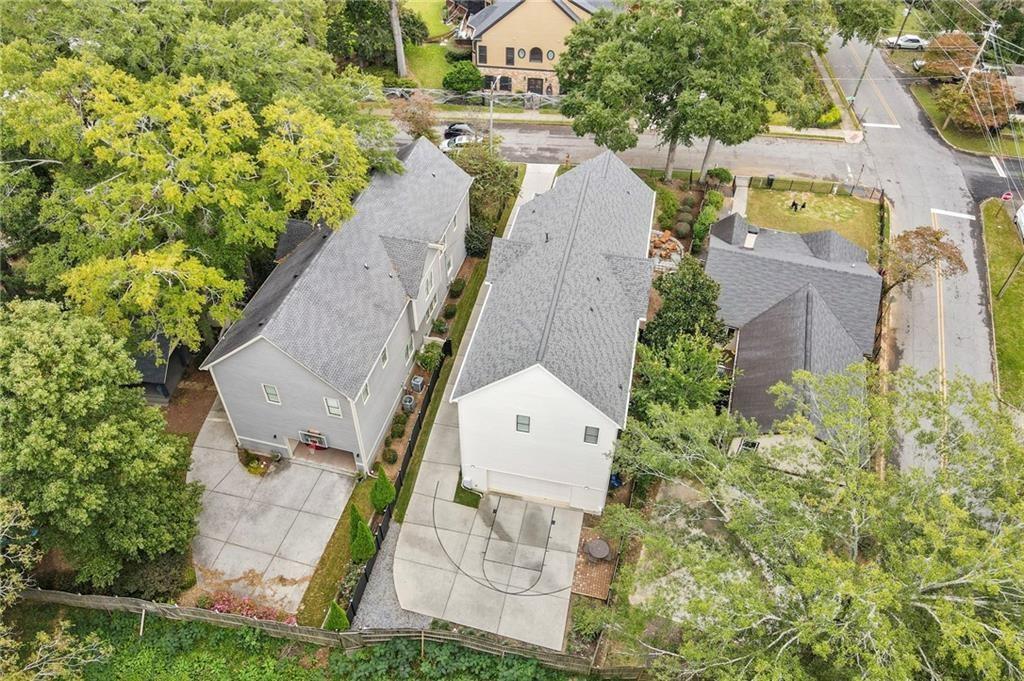 3433 Pierce Street Atlanta, GA 30337 - Photo 41 of 42 an aerial view of a house with a garden
