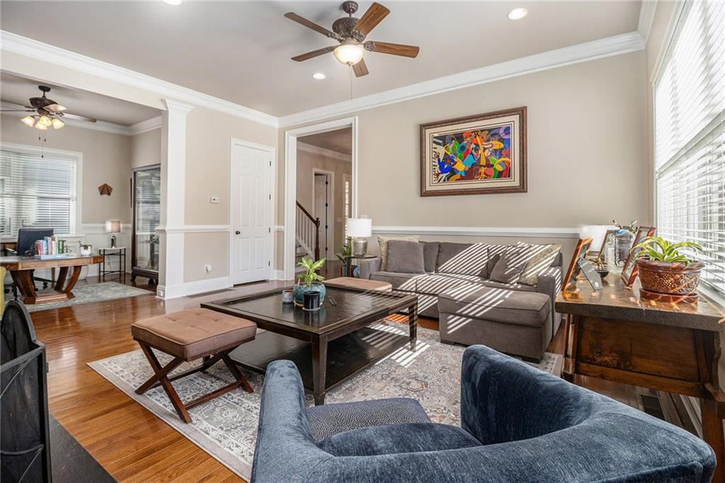 3433 Pierce Street Atlanta, GA 30337 - Photo 6 of 42 a living room with furniture and a table