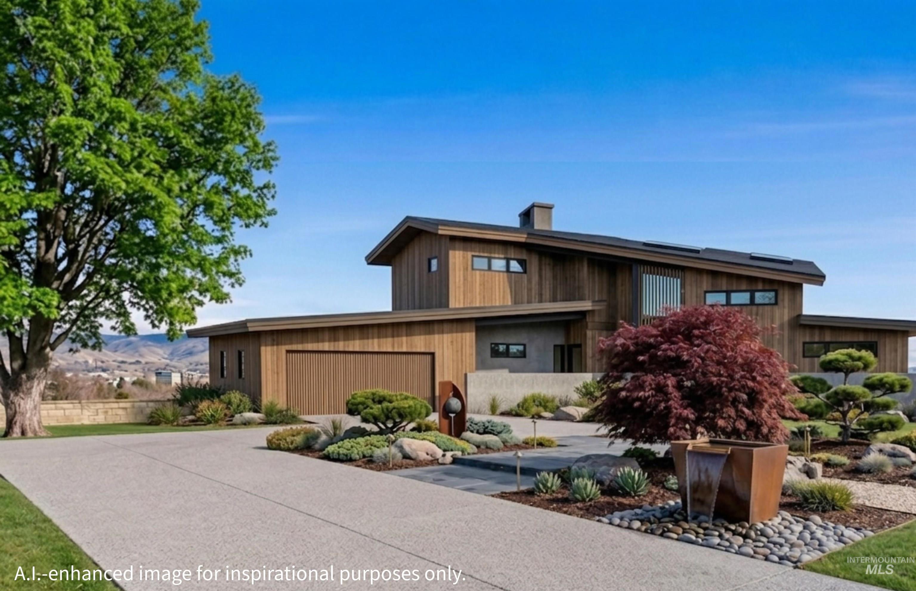 1212 Happy Drive Boise, ID 83706 - Photo 3 of 36 AI-Generated Image of Front of house for inspiration