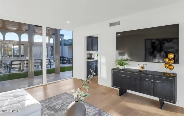 a room with lots of counter top space