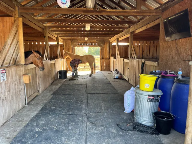 a view of a chairs in a patio