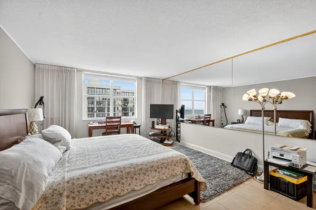 a view of a glass window with sky view